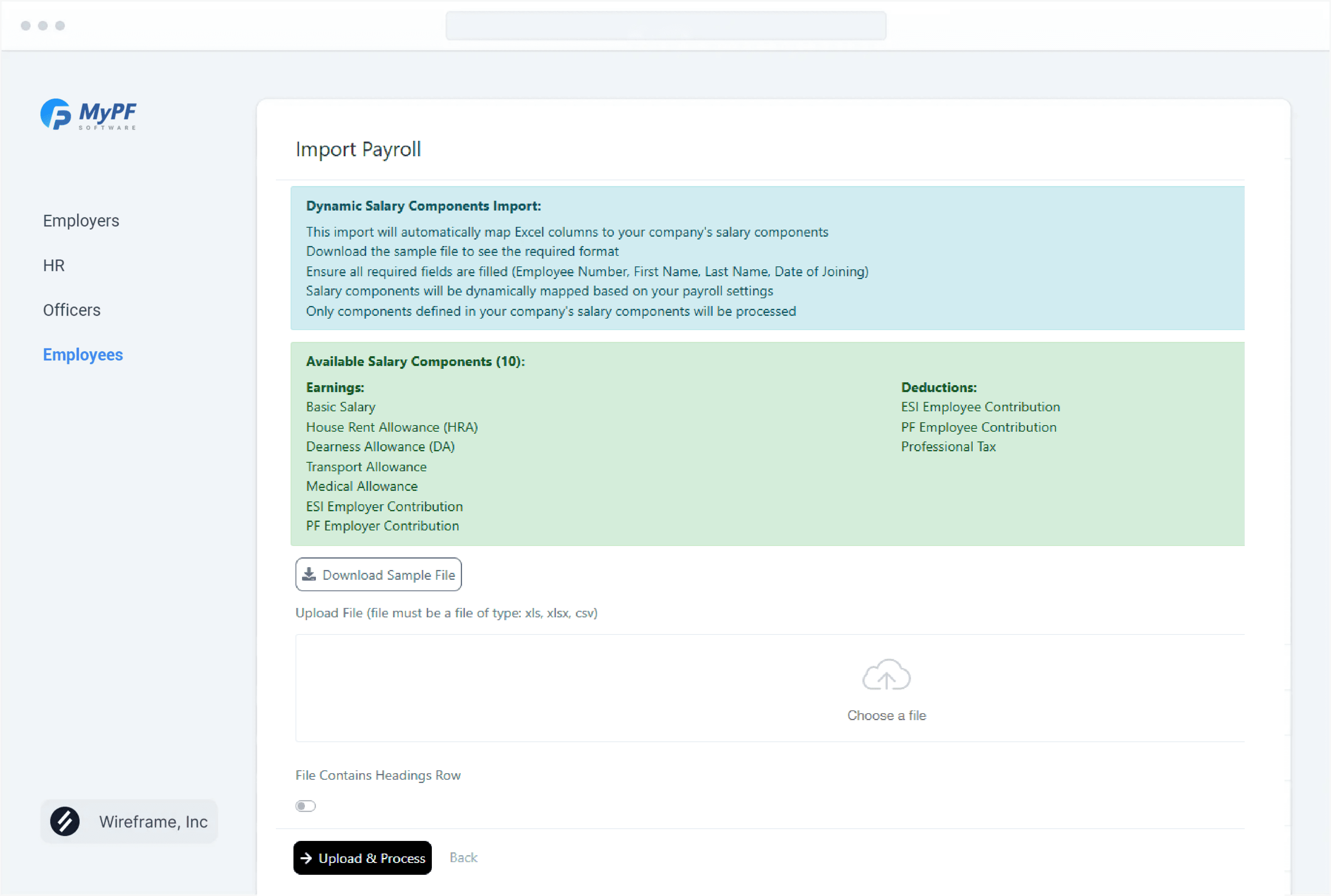 Free Pay Data Import
